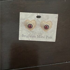 NWT Brand new, never worn Brighton Red & Silver Twinkle Mini Post Earrings